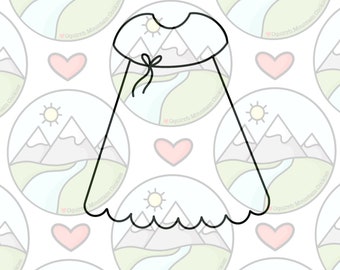 Girl Dress Cookie Cutter