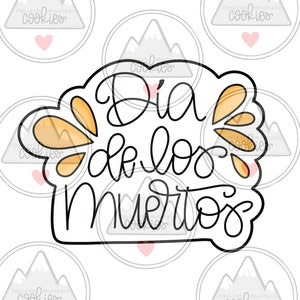 Cortador de galletas Día de los Muertos
