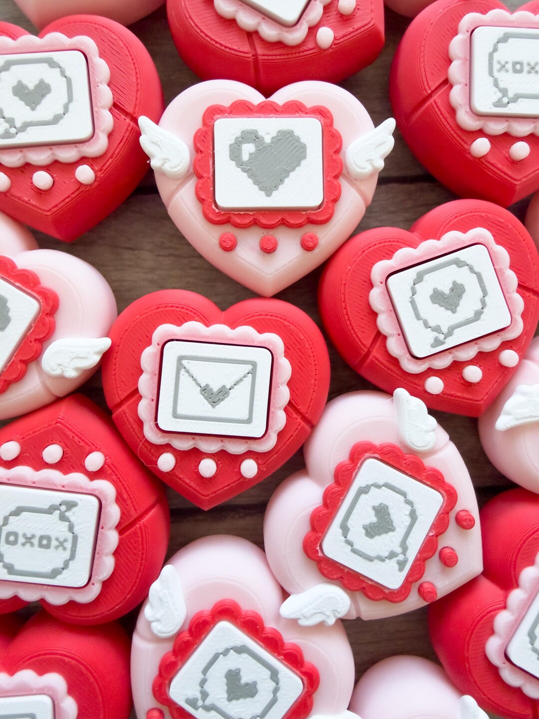 Valentine's Day Heart Fidget Clicker - Etsy