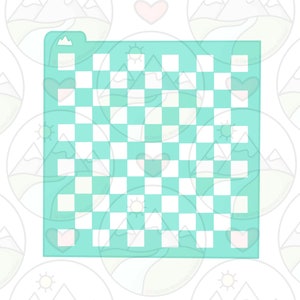 Checkered Cookie Stencil