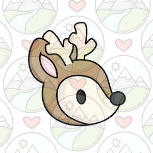 Deer cookie cutter