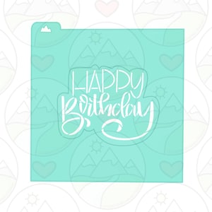 Happy Birthday Stencil