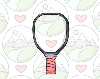 Pickleball paddle Cookie Cutter