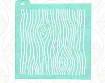 Wood grain  Stencil