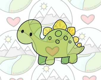 Stegosaurus dinosaur cookie cutter