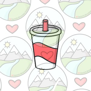 Tall soda drink Cookie Cutter