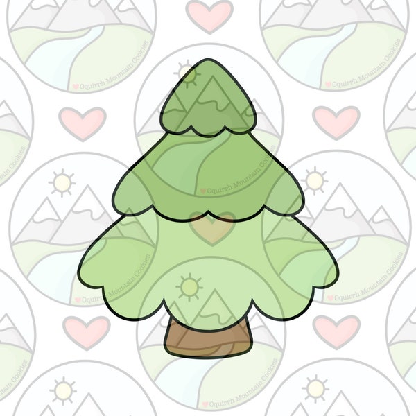 Tree cookie cutter