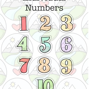 Individual Number Cookie Cutters