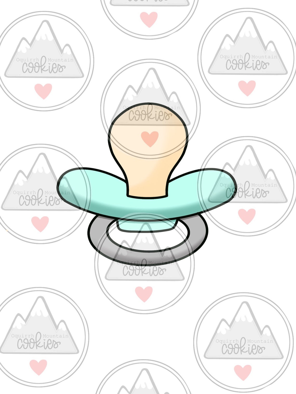 Pacifier Cookie Cutter - Etsy