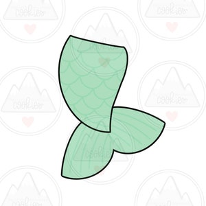 Mermaid tail Cookie Cutter
