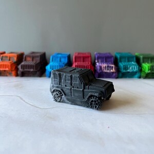 Trucks, Non-Toxic 3D Handmade Crayons Set of 2