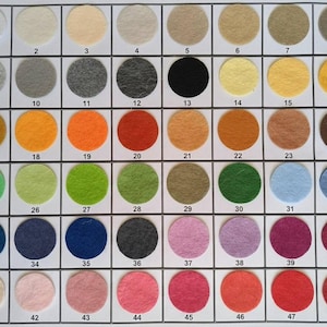 color chart / color cartela