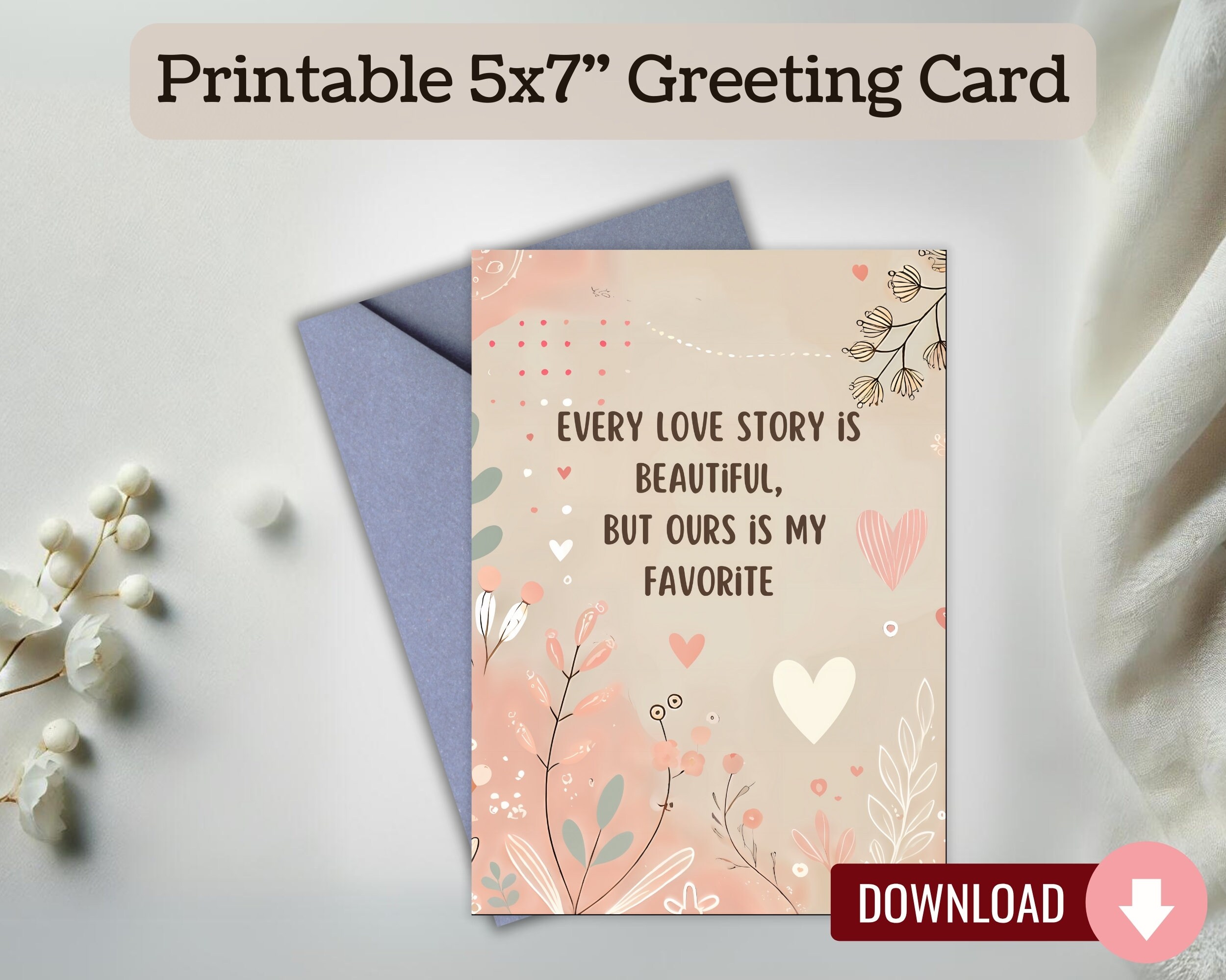 Printable Anniversary Cards | Romantic Card for Girlfriend/wife | Card ...