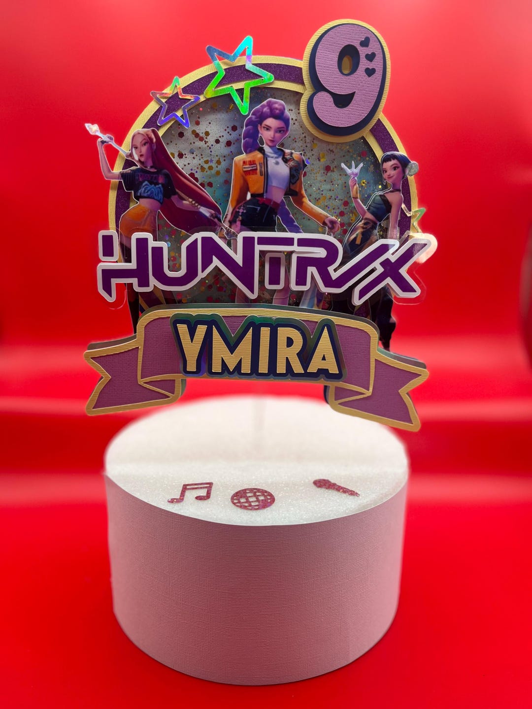Huntrix- Cake Topper Shaker - Etsy