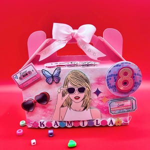Personalized Pop Star Swift Party Boxes