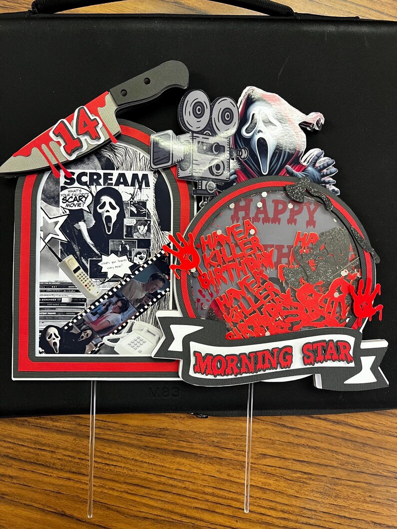Scream Ramo Toppers Horror Movie Custom Cake Topper - Etsy
