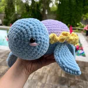 Crochet Sunflower Sea Turtle