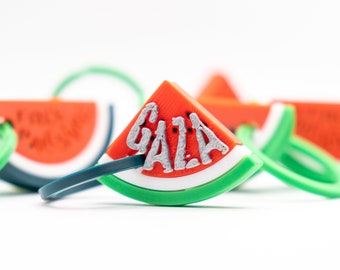 Wassermelonenscheibe Schlüsselanhänger, Gaza, Palästina, Schlüsselanhänger