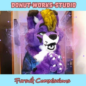 Op maat gemaakte fursuit (gedeeltelijk of hoofd)