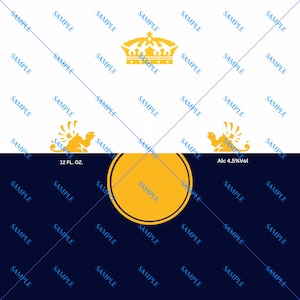 Corona Blank Beer Label / Beer Label