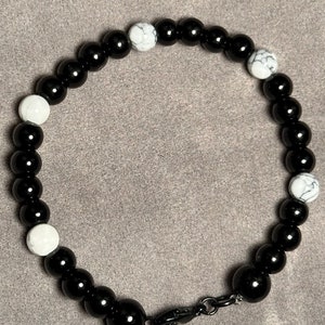 Black Glass with Marble