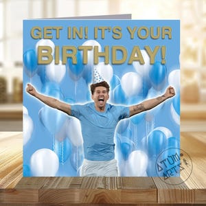 John Stones - "Get In! Es ist Dein Geburtstag!" Man City Geburtstagskarte