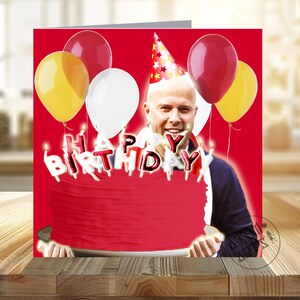 Bolo de Feliz Aniversário de Liverpool de Arne Slot Cartão de Feliz Aniversário