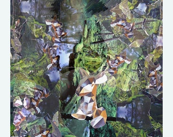 RESONATE - Collage Art - A3 Print
