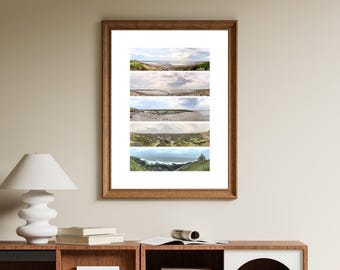Alnmouth Coast - Scenic Panoramic Photography - A3 Print