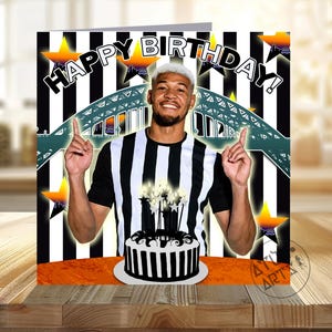 Joelinton - Tarjeta de feliz cumpleaños del Newcastle United