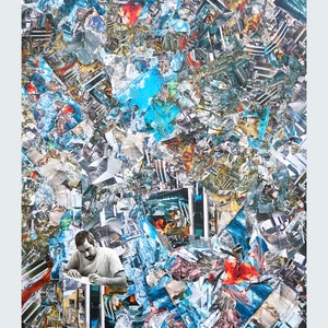 SKETCH - Collage Art - A3 Print