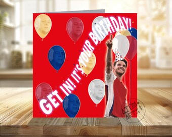 Stuff4 Biglietto di auguri di compleanno tifosi dell'Arsenal con