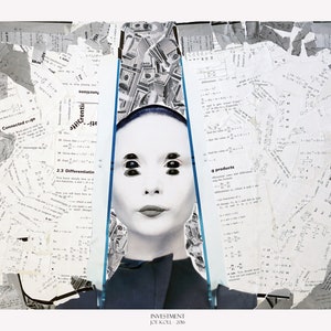 Investment - Collage Art - A3 Print