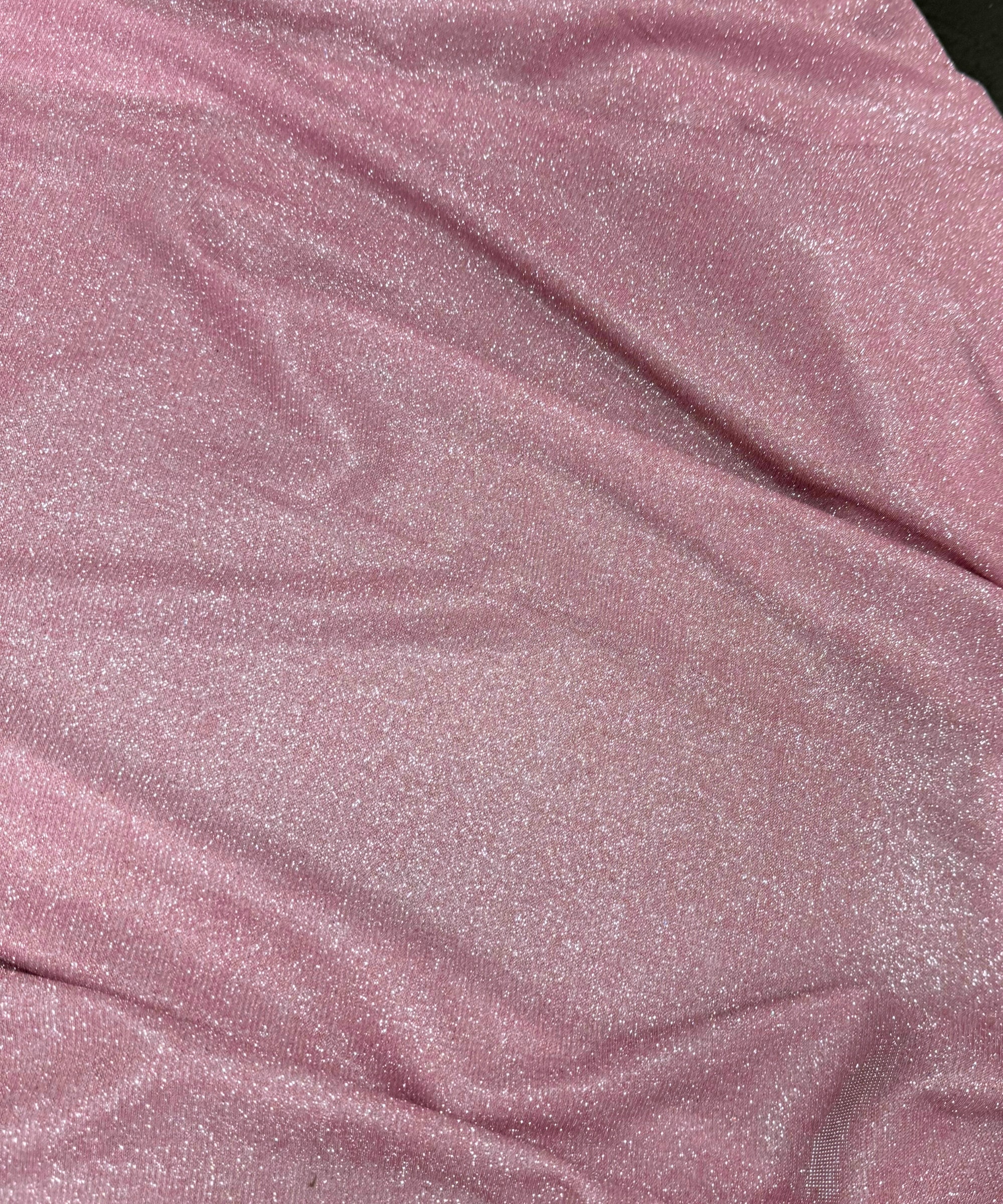 Blush Pink Lurex Glitter Fabric, Blush Glitter Spandex Knit Fabric by ...