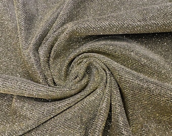 gold glitter fabric for dresses Lace-Up Long Gold Prom Dress: Dancing Queen 2611 Gold / XSmall main image 0