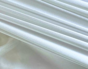 White Milliskin Nylon Spandex Fabric by the Yard, Premium Quality 4-Way  Stretch Silky White Spandex Fabric for Swimwear, Activewear | Lulu