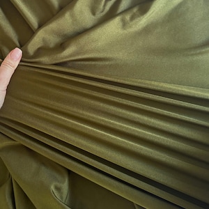 olive green dress fabric Olive Green Sleeveless Ruffle Sport Dress XL main image 1