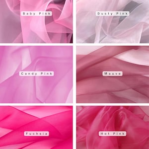 pink organza, pink soft tulle fabric, baby pink organza fabric, dusty pink organza fabric, soft tulle fabric