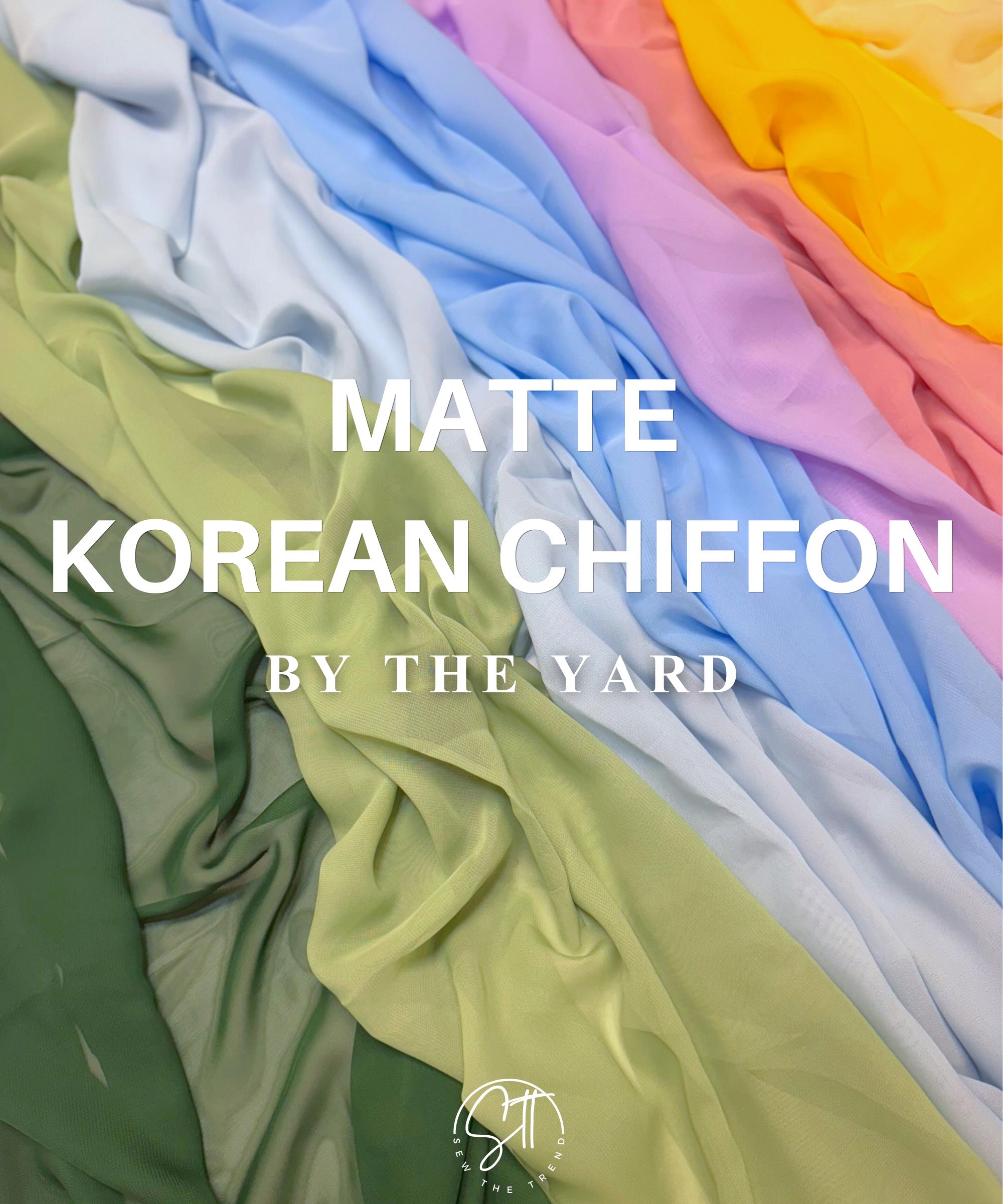 Korean Chiffon Dress - Etsy