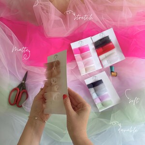 Dusty Blue Tulle Fabric by the Yard, Extra Soft and Matte Italian Tulle 63" Wide, Pastel Blue Tulle Mesh Fabric for Veils, Tutu, Gowns | Air zdjęcie 10