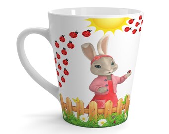 Tasse porte-bonheur lapin