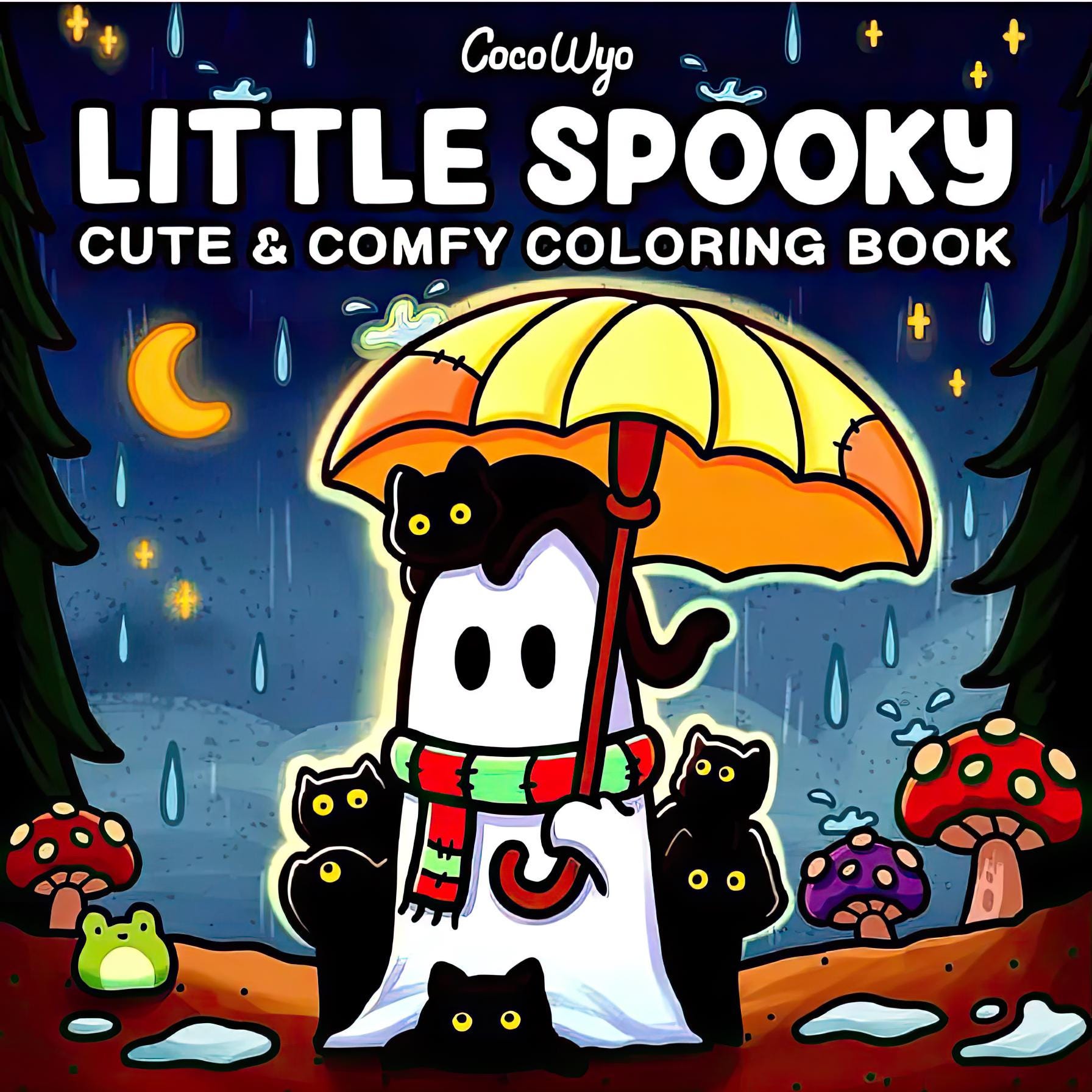 Little Spooky Coloring Book â 40 Cute Halloween Pages | Digital PDF + PNG Printable