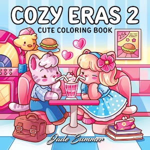 Cozy Eras 2 – 46 High Quality Coloring Pages | Digital Download PDF + PNG
