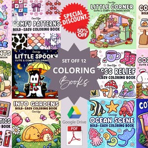 Ultimate Coco Wyo Coloring Bundle - 12 High-Quality Coloring Books | Over 560 Relaxing Pages in PDF & PNG