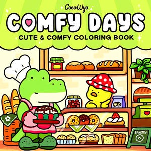 Comfy Days - 38 High-Quality Coloring Pages | Coco Wyo Coloring Book PDF