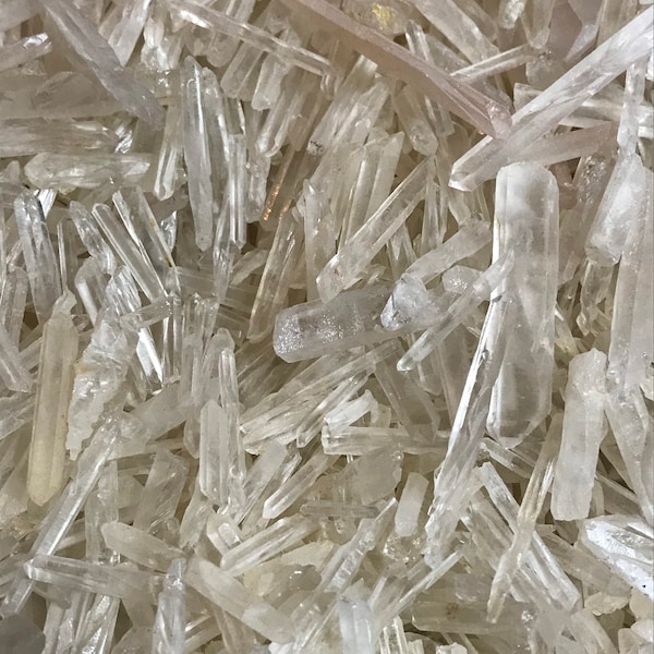 50 Beautiful Little Lemurian Seed Quartz Crystal Points