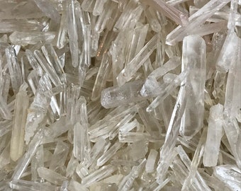 100 Beautiful Little Lemurian Seed Quartz Crystal Points - Wholesale