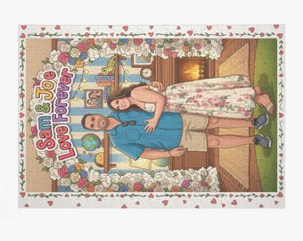 826. Rompecabezas (500 piezas) Regalo personalizado de Sam&Jo