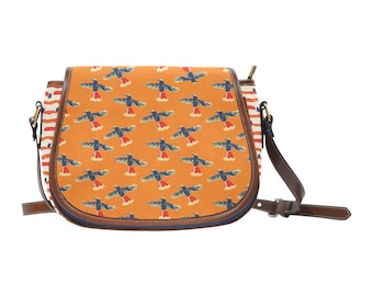 Batty Saddle Bag – “Mrs Self-Care” Pattern (Large)