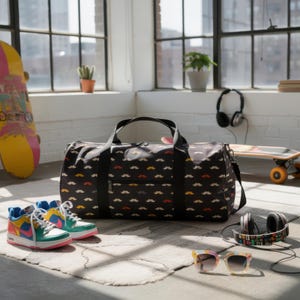 Moustache-Print Seesack
